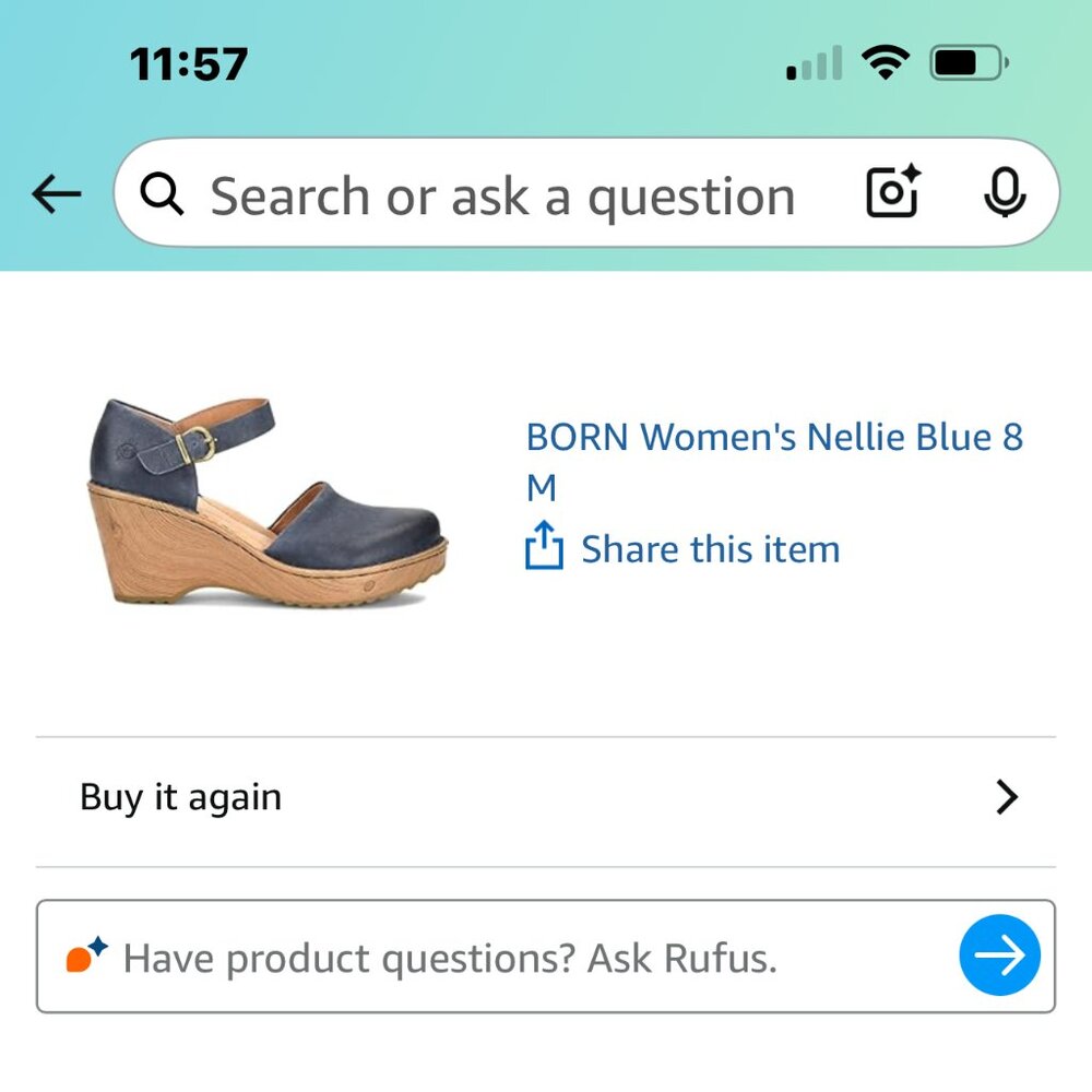 BORN Women's Nellie Blue 8